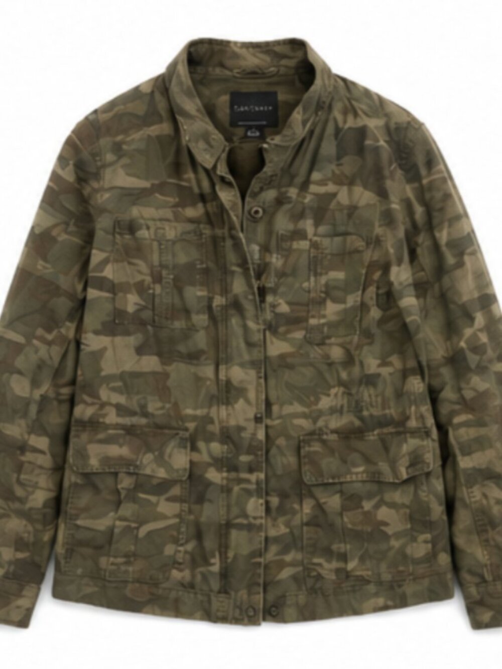 Sanctuary Olive Camouflage Field Jacket
